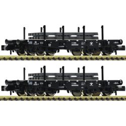 845608 2-tlg. Set: Schwerlast-Flachwagen, NS, Ep. III