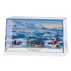 7629 Diorama: Merry Christmas XXVII "Auf dünnem Eis"