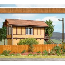 10243 Bretterzaun aus Echtholz
