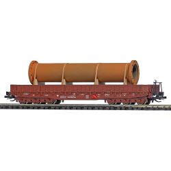 31181 Flachwagen Samm 4818 (mit Flanschrohr), DR, Ep. IV