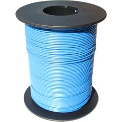 50345 Miniaturkabel Litze flexibel, 100 m, LIY 0,14mm² (blau)