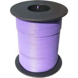 50349 Miniaturkabel Litze flexibel, 100 m, LIY 0,14mm² (lila/violett)