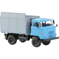 121071-03 IFA L60 Schwerhäckselaufbau, Allrad, Ballonräder (hellblau)