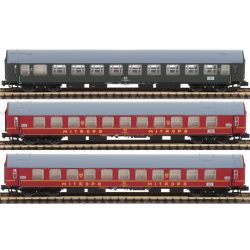 HN4423 3-tlg. Set Reisezugwagen „Spree-Alpen-Express", DR, Ep. IV