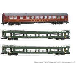 HN4424 3-tlg. Set „Spree-Alpen-Express" mit Autotransportwagen, DR, Ep. IV