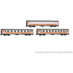 HN4454 3-tlg. Set Reisezugwagen 5000, RENFE, Ep. V