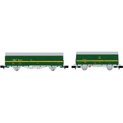 HN6577 2-tlg. Set Gedeckte Güterwagen, RENFE, Ep. IV-V