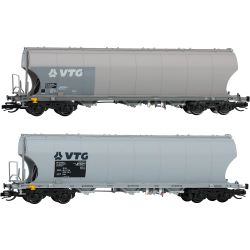 HN9734 2-tlg. Set Schwenkdachwagen, VTG, Ep. VI