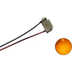 50219 LED SMD 0603 mit Kupferlackdraht orange