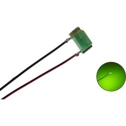 50240 LED SMD 0603 mit Kupferlackdraht grün diffus