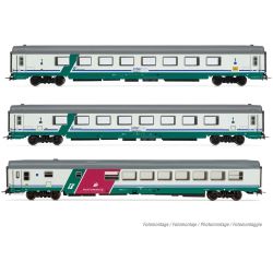 HR4359 3-tlg. Set IC 507/530 Reisezugwagen „Sila", FS, Ep. Vb