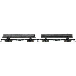 HR6632 2-tlg. Set Holztransportwagen "St. Regis Paper", Ep. III