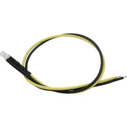 51210 LED 3mm klar mit Anschlusskabel und Widerstand, warmweiß (10 Stück)