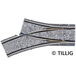 87643 Y-Weiche R204/R250 links Pflaster