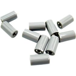 51407 Querlochstecker Buchse Kupplung Muffe 2,6mm grau (10 Stück)