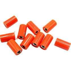51409 Querlochstecker Buchse Kupplung Muffe 2,6mm orange (10 Stück)