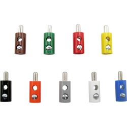 51410 Sortiment Querlochstecker Bananenstecker 2,6mm (90 Stück)