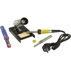 30285 Lötset "LS-303" 30W-Lötkolben Entlötpumpe Ständer Lötzinn