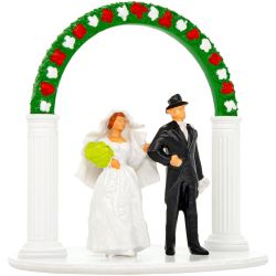 42365 Figuren-Set: Brautpaar mit Traubogen