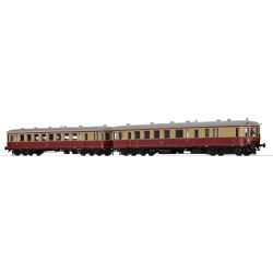 44716 Triebwagen BR VT 137 349 + Beiwagen VS 145 207 der DRG, Ep. II