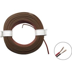 50354 LIYZ Doppellitze 2x0,08 mm² (rot/braun) 10 m