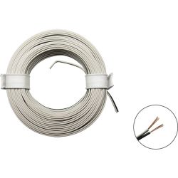 50356 LIYZ Doppellitze 2x0,08 mm² (weiß/schwarz) 10 m