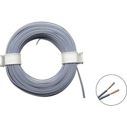 50362 LIYZ Doppellitze 2x0,08 mm² (grau) 10 m