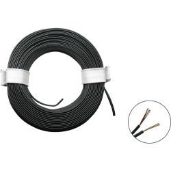 50365 LIYZ Doppellitze 2x0,08 mm² (schwarz) 10 m