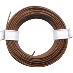51009 Miniaturkabel Litze flexibel LIY 0,25mm² (braun) 10 Meter