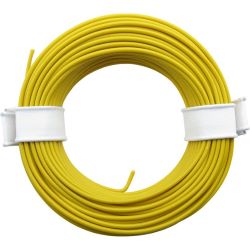 51011 Miniaturkabel Litze flexibel LIY 0,25mm² (gelb) 10 Meter