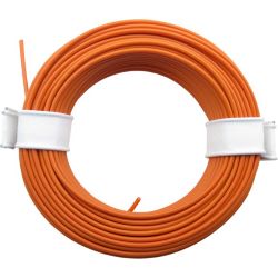 51014 Miniaturkabel Litze flexibel LIY 0,25mm² (orange) 10 Meter