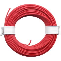 51015 Miniaturkabel Litze flexibel LIY 0,25mm² (rot) 10 Meter