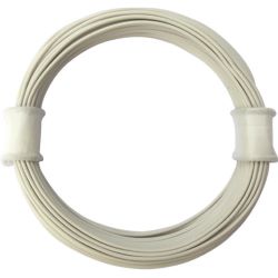50928 Miniaturkabel Litze flexibel LIVY 0,04mm² (weiß) 10 Meter