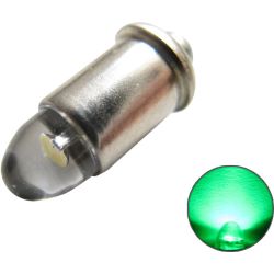 50151 LED Leuchtmittel 600010 MS4 Steckfassung (grün) 12V bis 22V (10 Stück)