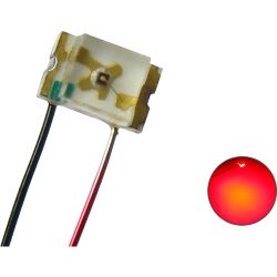 50260 LED SMD 0805 mit Lackdraht (rot) 10 Stück