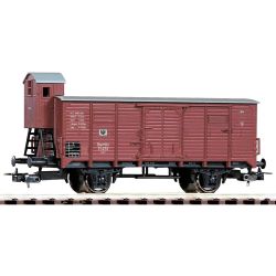 24503 H0-Gedeckter Güterwagen mit Bremserhaus, KPEV, Ep.I