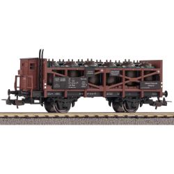 24516 H0-Säuretopfwagen mit Bremserhaus, PKP, Ep.IV