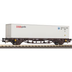 27720 H0-Containertragwagen mit 40' Container, DSB, Ep.V