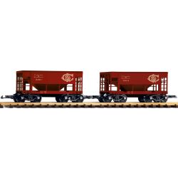 38952 G-2er Set Schüttgutwagen, C&S, Ep. III/IV