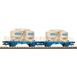 47682 TT-2tlg. Set Zementsilowagen Soda, DBAG, Ep.V