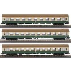58278 H0-3er Set Personenwagen Typ Y, DR, Ep.IV