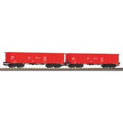 58280 H0-2er Set offene Güterwagen Eaos, DB-Schenker Rail Polska, Ep.VI