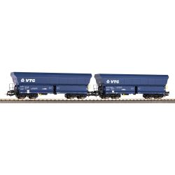 58282 H0-2er Set Schüttgutwagen Falns, VTG, Ep.VI