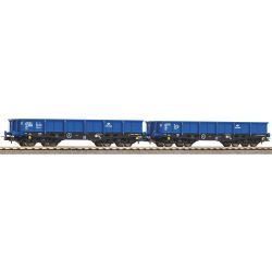 58285 H0-2er Set Niederbordwagen 401Zp, PKP-Cargo, Ep.VI