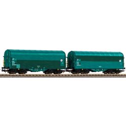 58288 H0-2er Set Schiebeplanenwagen, FS, Ep.VI