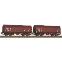 58293 H0-2er Set Teleskophaubenwagen, DB-Cargo, Ep.VI