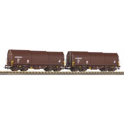 58297 H0-2er Set Teleskophaubenwagen, ÖBB, Ep.V