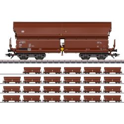 00730 H0 24er Set Schwenkdachwagen Tals 968, DB, Ep.IV, WS
