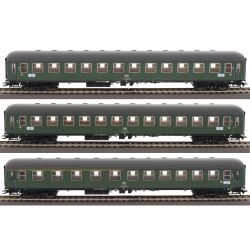 43936 H0 3er Set Personenwagen E 419, DB, Ep.IV, WS