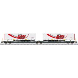 47472 H0 Doppel-Taschenwagen Sdggmrss, MFD-Rail, Ep.VI, WS